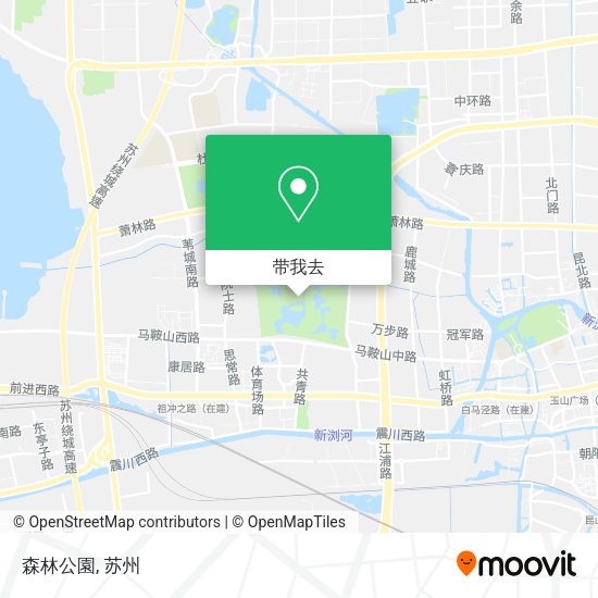 森林公園地图