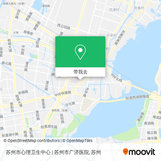 苏州市心理卫生中心 | 苏州市广济医院地图