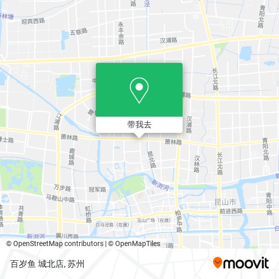 百岁鱼 城北店地图