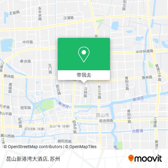 昆山新港湾大酒店地图