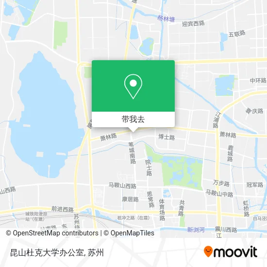 昆山杜克大学办公室地图