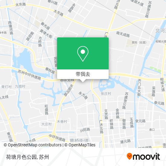 荷塘月色公园地图