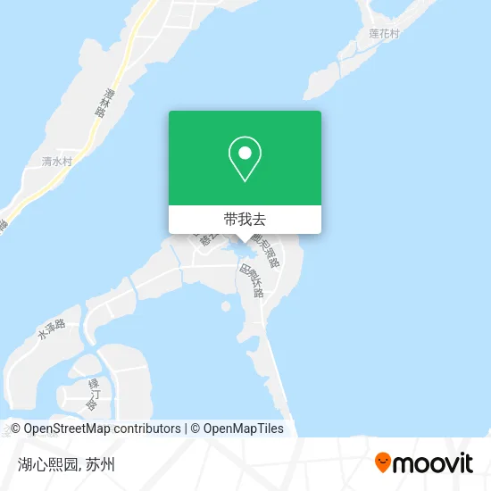 湖心熙园地图