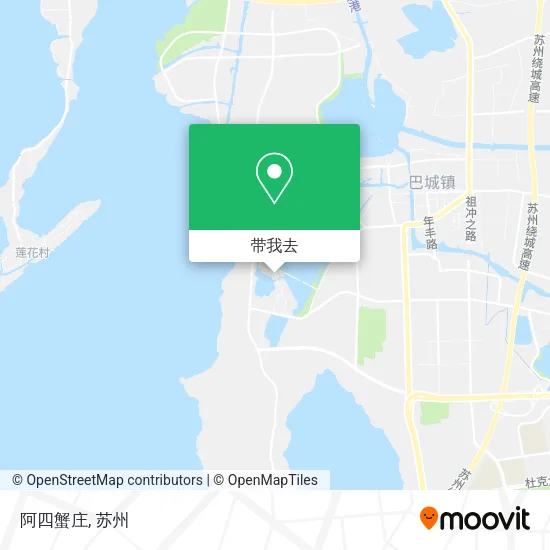 阿四蟹庄地图
