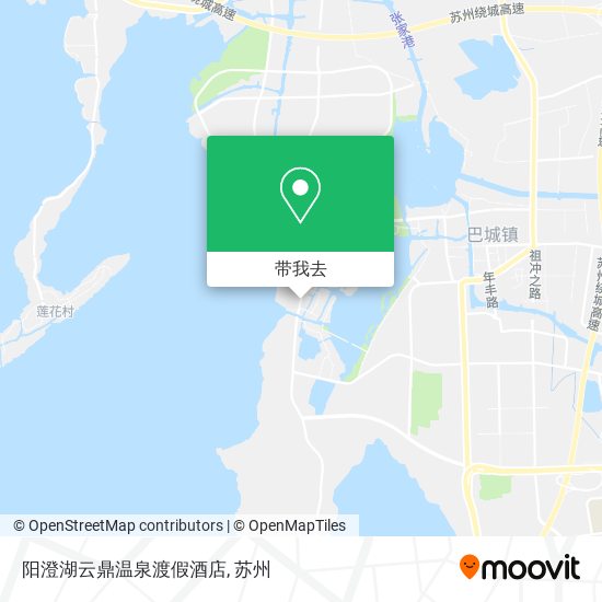 阳澄湖云鼎温泉渡假酒店地图