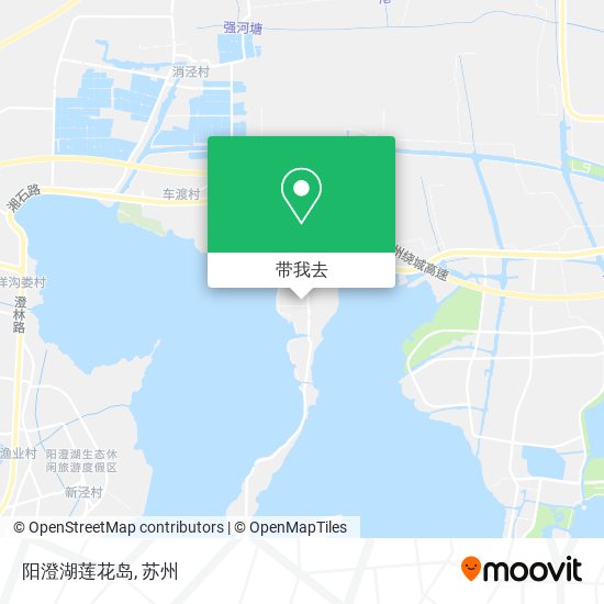 阳澄湖莲花岛地图