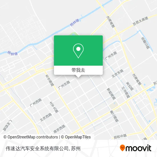伟速达汽车安全系统有限公司地图