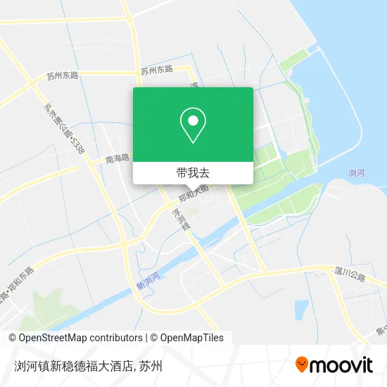 浏河镇新稳德福大酒店地图