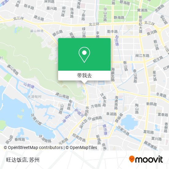 旺达饭店地图