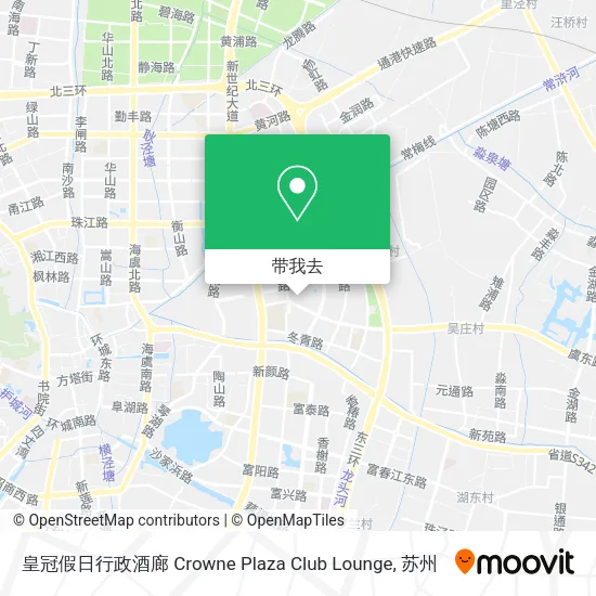 皇冠假日行政酒廊 Crowne Plaza Club Lounge地图