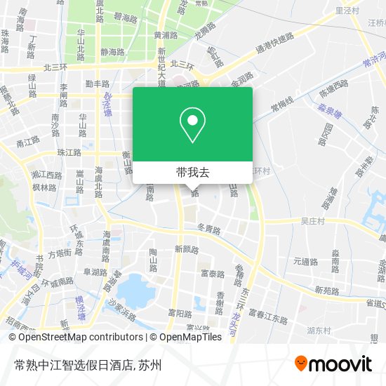 常熟中江智选假日酒店地图