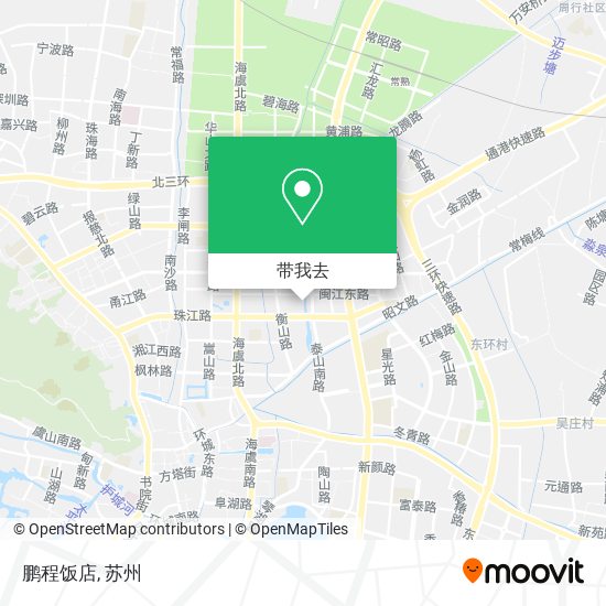 鹏程饭店地图