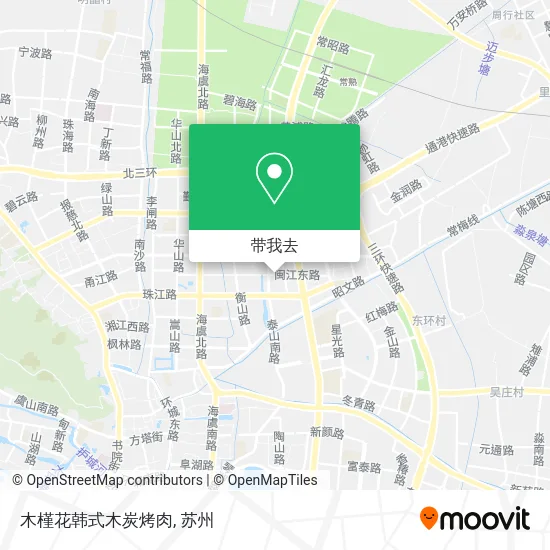 木槿花韩式木炭烤肉地图