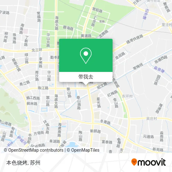 本色烧烤地图