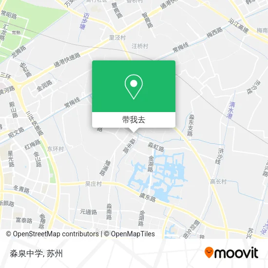 淼泉中学地图