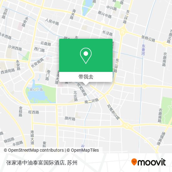 张家港中油泰富国际酒店地图