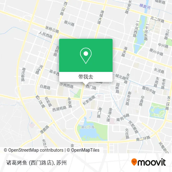 诸葛烤鱼 (西门路店)地图