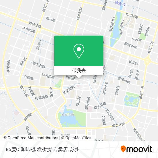 85度C 咖啡•蛋糕•烘焙专卖店地图
