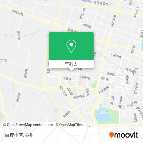 白鹿小区地图