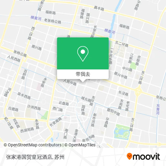 张家港国贸皇冠酒店地图