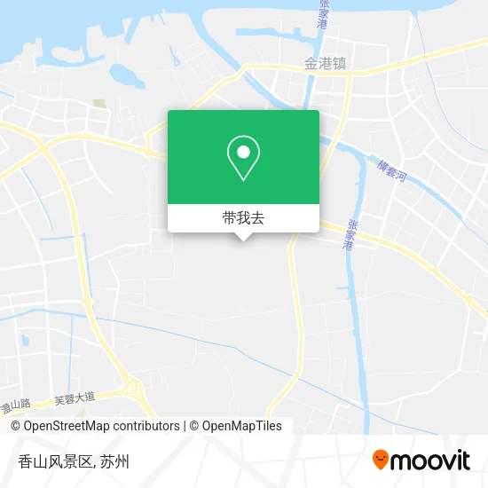 香山风景区地图