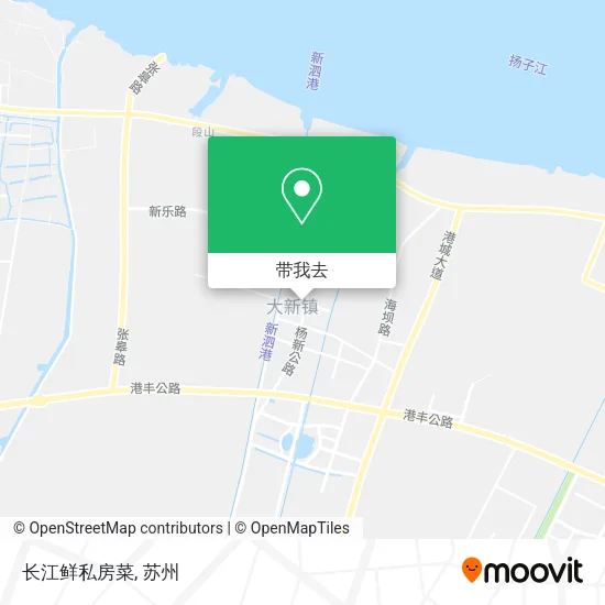 长江鲜私房菜地图
