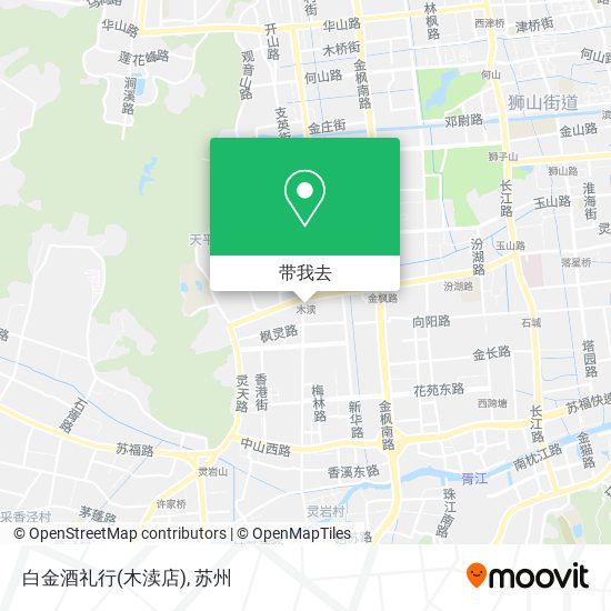 白金酒礼行(木渎店)地图