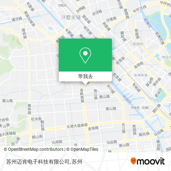 苏州迈肯电子科技有限公司地图