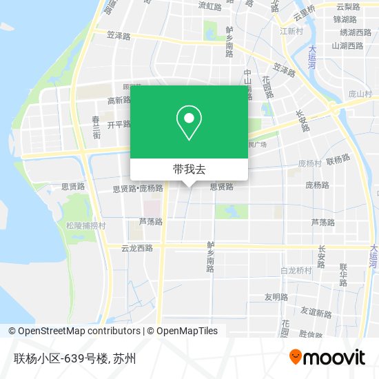 联杨小区-639号楼地图