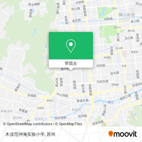 木渎范仲淹实验小学地图