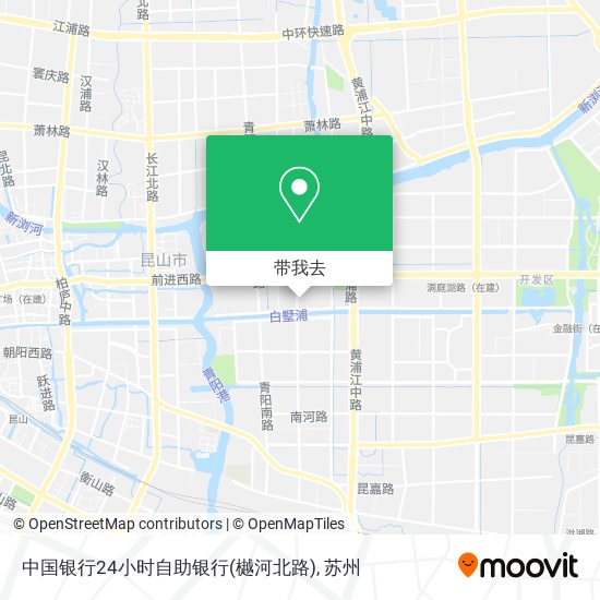 中国银行24小时自助银行(樾河北路)地图