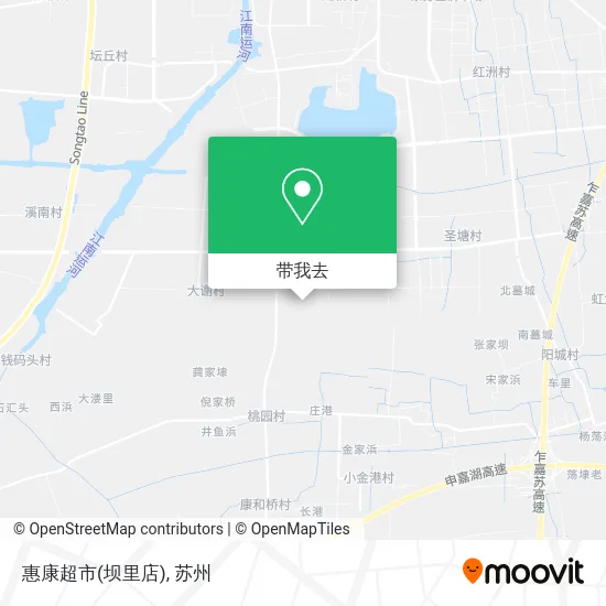 惠康超市(坝里店)地图