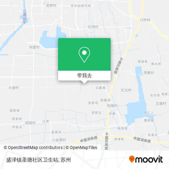 盛泽镇圣塘社区卫生站地图