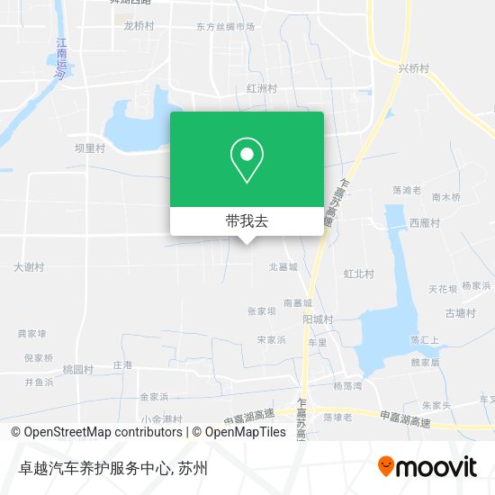 卓越汽车养护服务中心地图