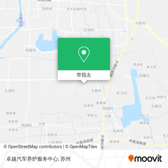 卓越汽车养护服务中心地图