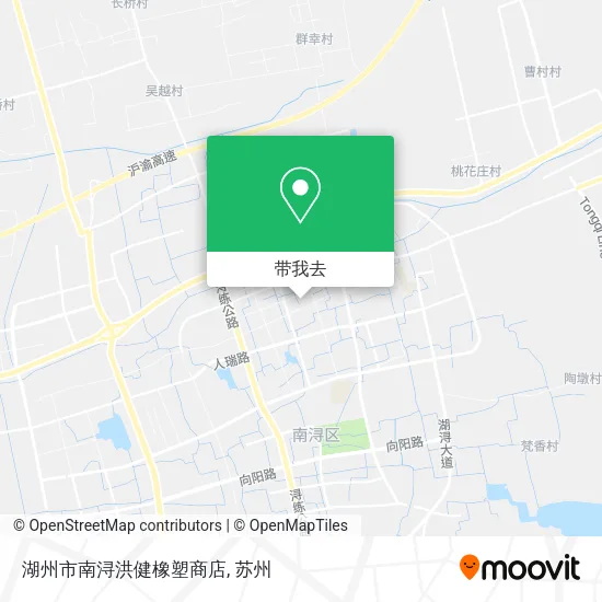 湖州市南浔洪健橡塑商店地图