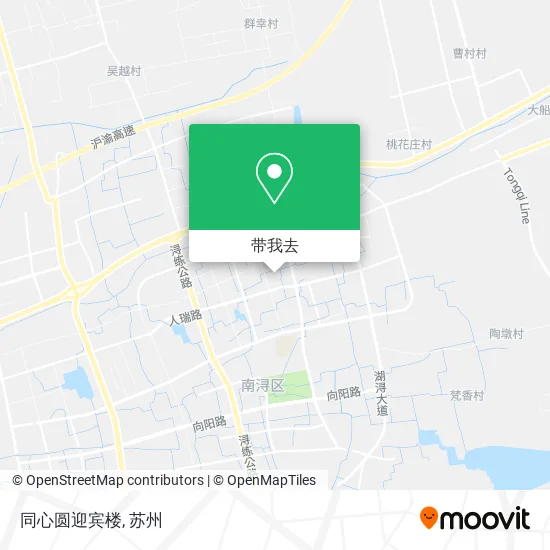 同心圆迎宾楼地图