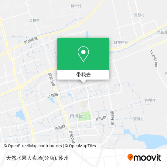 天然水果大卖场(分店)地图