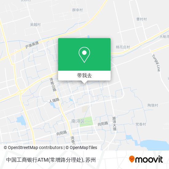 中国工商银行ATM(常增路分理处)地图