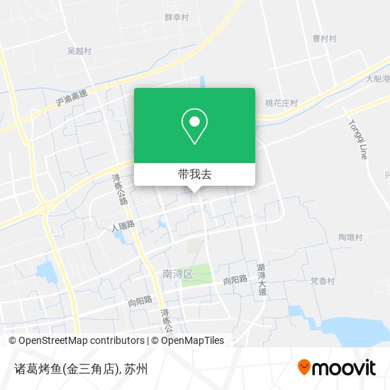 诸葛烤鱼(金三角店)地图