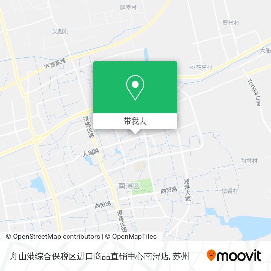 舟山港综合保税区进口商品直销中心南浔店地图