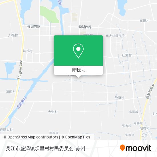 吴江市盛泽镇坝里村村民委员会地图