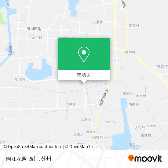 闽江花园-西门地图