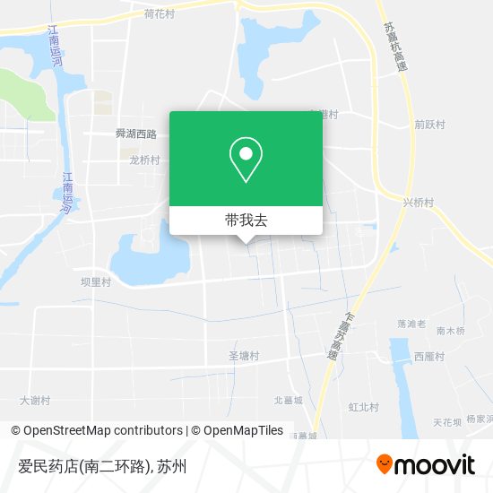 爱民药店(南二环路)地图