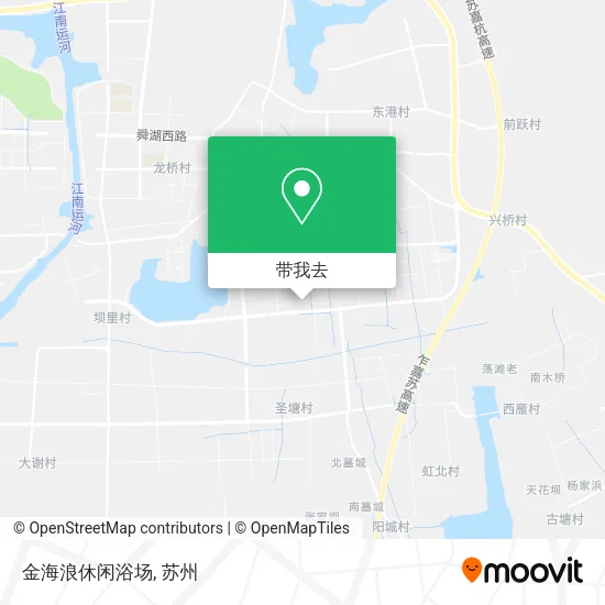 金海浪休闲浴场地图