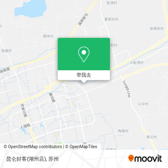 昆仑好客(湖州店)地图