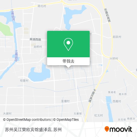 苏州吴江荣欣宾馆盛泽店地图