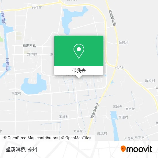 盛溪河桥地图