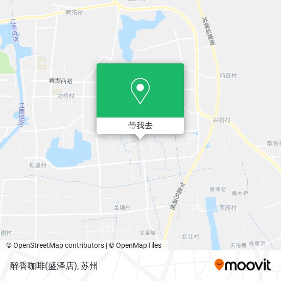 醉香咖啡(盛泽店)地图