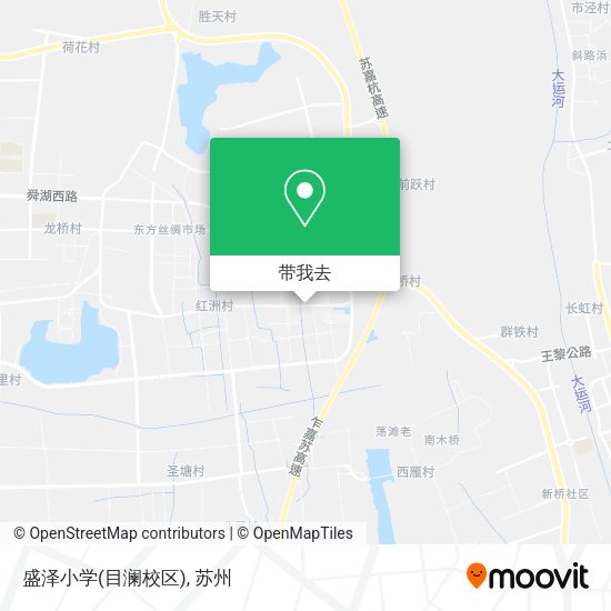 盛泽小学(目澜校区)地图